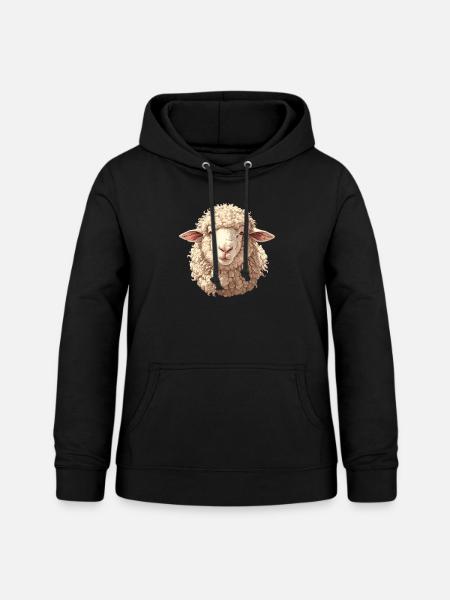 Schafe Schaf - Frauen Hoodie - Schwarz
