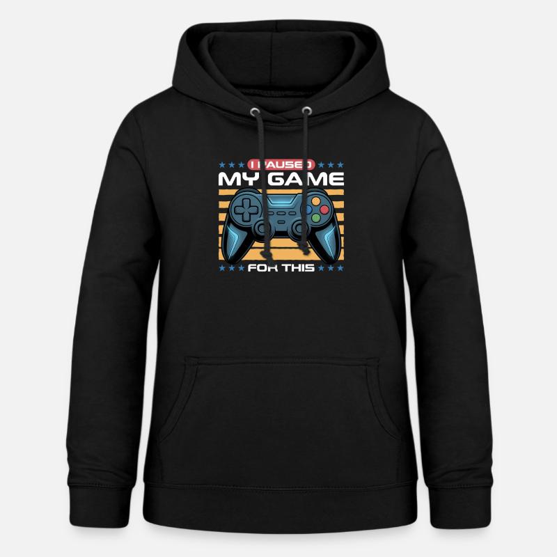 Gamer Gaming Controller Jeu Vidéo - Sweat à capuche Femme - noir
