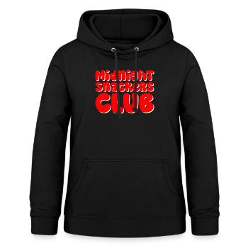 Midnight Snackers Club - Frauen Hoodie - Schwarz - Vorne - AI Model Female 172 light (172cm)