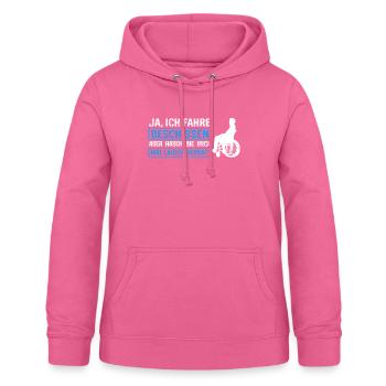 Rollstuhlfahrer Rollstuhl Spruch Geschenkidee Roll - Frauen Hoodie - Pink - Vorne - AI Model Female 172 light (172cm)