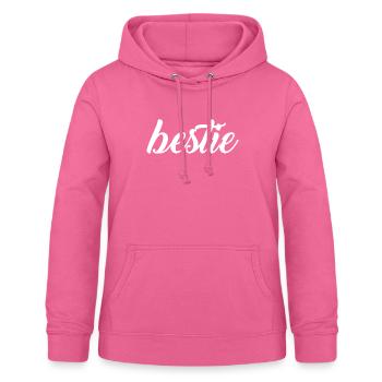 bestie - Frauen Hoodie - Pink - Vorne - AI Model Female 172 light (172cm)