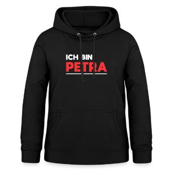 Petra Name Spruch für stolze Petras - Frauen Hoodie - Schwarz - Vorne - AI Model Female 172 light (172cm)