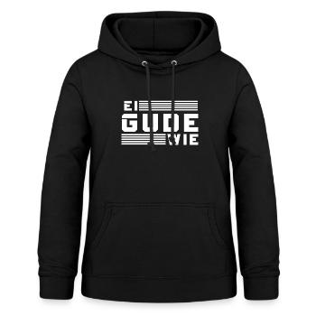 Ei gude wie Hessen Hessisch lustig Sprache cooler - Frauen Hoodie - Schwarz - Vorne - AI Model Female 172 light (172cm)
