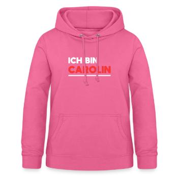 Carolin Name Spruch für stolze Carolins - Frauen Hoodie - Pink - Vorne - AI Model Female 172 light (172cm)