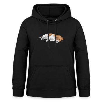 Jack Russell Terrier - Women's Hoodie - black - Front - AI Model Female 172 light (172cm)