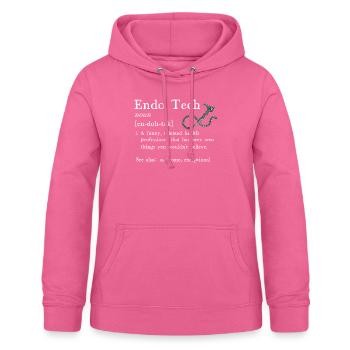 Gastro-entérologie Endoscopie Coloscopie - Sweat à capuche Femme - rose - Devant - AI Model Female 172 light (172cm)