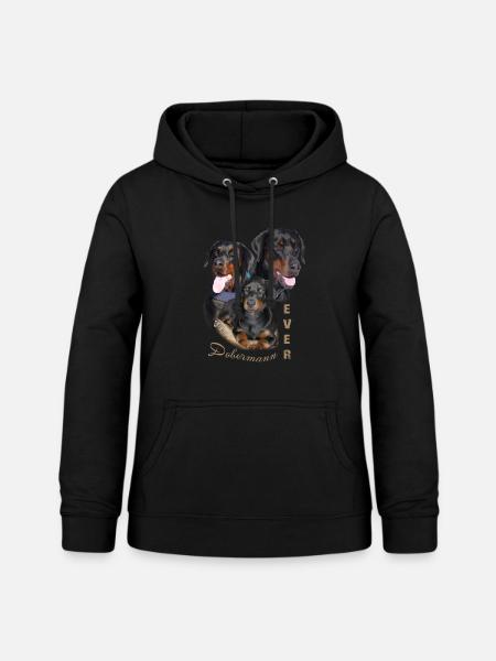 Dobermann - Frauen Hoodie - Schwarz