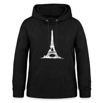 Paris Eifelturm geschenk urlaub - Frauen Hoodie - Schwarz - Vorne - AI Model Female 172 light (172cm)