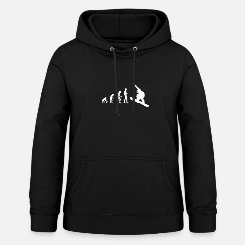 snowboard - Sweat à capuche Femme - noir