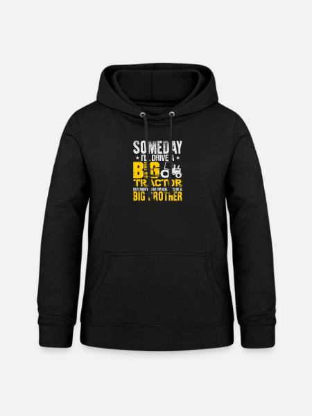 Grand frère - Sweat à capuche Femme - noir