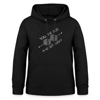 Roll The DICE and Get Lucky - Women's Hoodie - black - Front - AI Model Female 172 light (172cm)