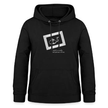 Ein ganz altes Bild von mir - Spermium - Lustig - Frauen Hoodie - Schwarz - Vorne - AI Model Female 172 light (172cm)