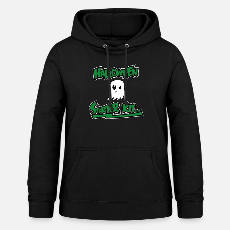 Kit de démarrage d'Halloween - Sweat à capuche Femme - noir