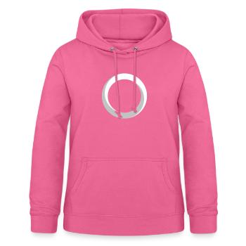 Illusion d’optique - Sweat à capuche Femme - rose - Devant - AI Model Female 172 light (172cm)