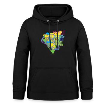 90s neunziger 1990er Kid Spielzeug Geschenk Idee - Frauen Hoodie - Schwarz - Vorne - AI Model Female 172 light (172cm)