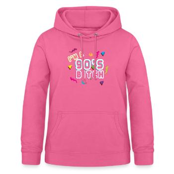 90s neunziger 1990er Kid Spielzeug Geschenk Idee - Frauen Hoodie - Pink - Vorne - AI Model Female 172 light (172cm)