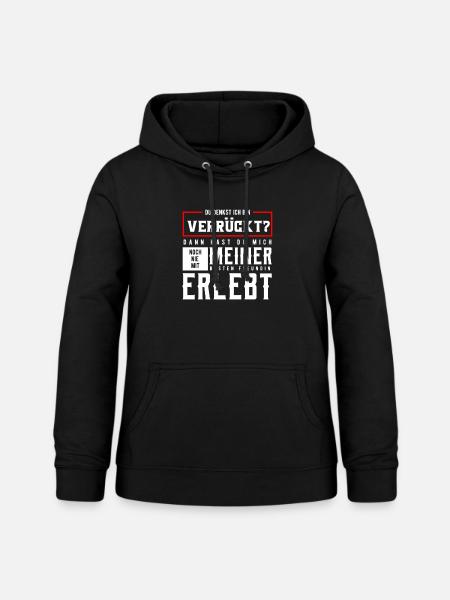 lustiger Spruch - Frauen Hoodie - Schwarz