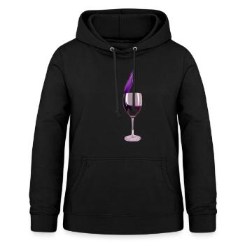 Glas 01 - Frauen Hoodie - Schwarz - Vorne - AI Model Female 172 light (172cm)
