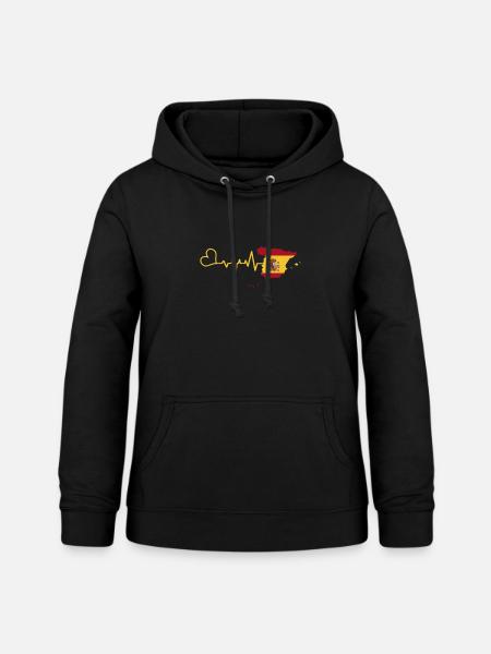 Spanien - Frauen Hoodie - Schwarz