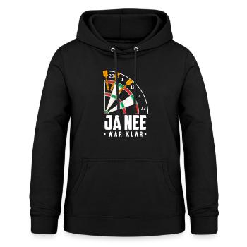 Dart Darts Dart Liebhaber Dart Spieler Dart Meiste - Frauen Hoodie - Schwarz - Vorne - AI Model Female 172 light (172cm)
