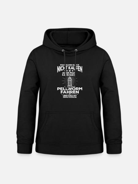 Pellworm - Frauen Hoodie - Schwarz