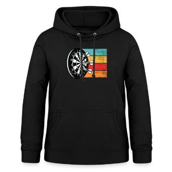 Dart - Frauen Hoodie - Schwarz - Vorne - AI Model Female 172 light (172cm)