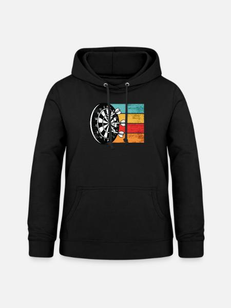 Dart - Frauen Hoodie - Schwarz