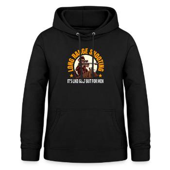 Sniper Monkey Geschenk. - Frauen Hoodie - Schwarz - Vorne - AI Model Female 172 light (172cm)