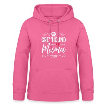 Greyhound Mama - Frauen Hoodie - Pink - Vorne - AI Model Female 172 light (172cm)