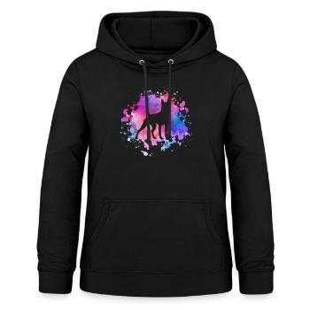 Deutsch-Boxer-Hundeliebhaber - Frauen Hoodie - Schwarz - Vorne - AI Model Female 172 light (172cm)
