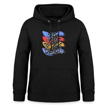 Breakdancing - Women's Hoodie - black - Front - AI Model Female 172 light (172cm)