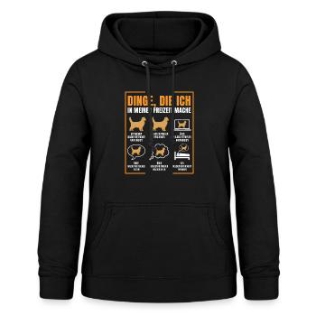 Golden Retriever - Frauen Hoodie - Schwarz - Vorne - AI Model Female 172 light (172cm)