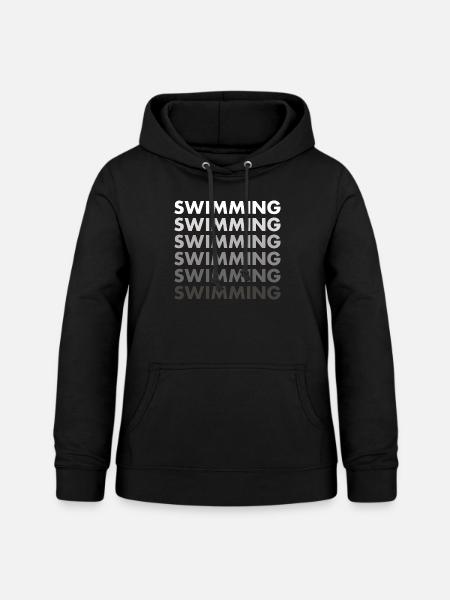 Sport Swimming - Frauen Hoodie - Schwarz