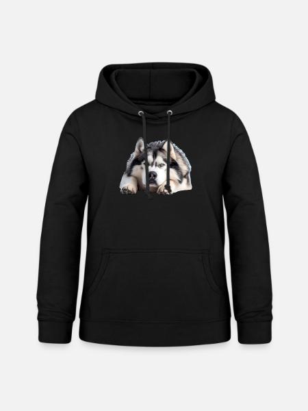 Alaskan Malamute - Frauen Hoodie - Schwarz