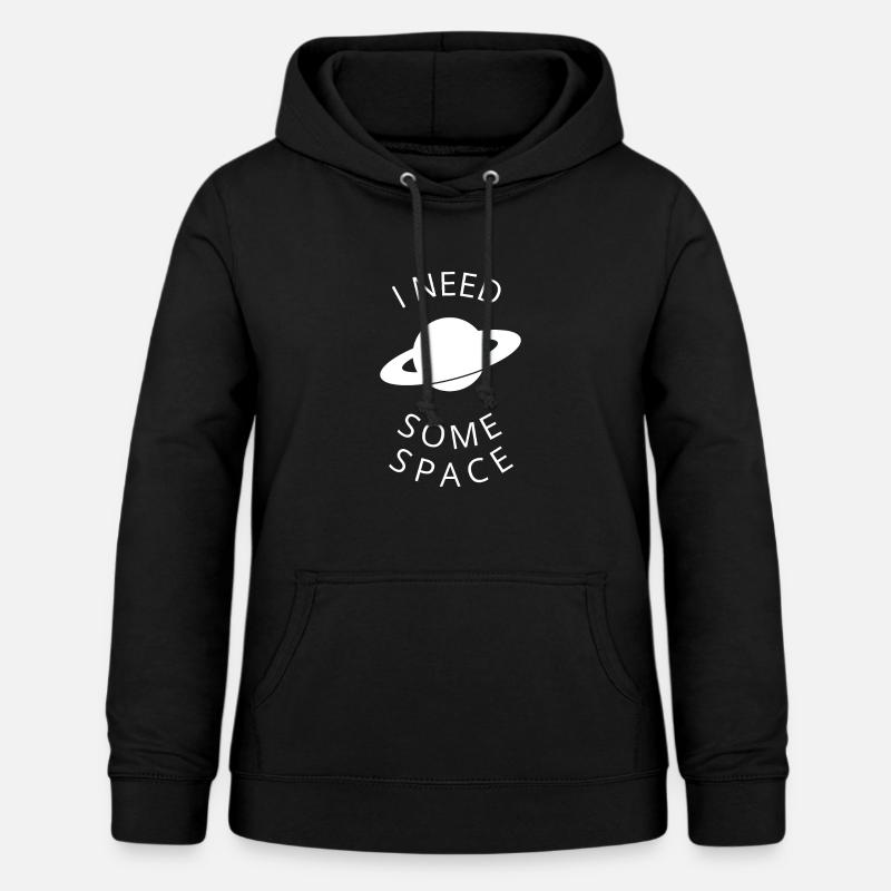 Saturne - Sweat à capuche Femme - noir