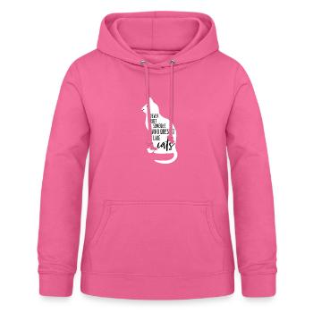 Hauskatze Katzenliebe Haustier Siam Geschenk - Frauen Hoodie - Pink - Vorne - AI Model Female 172 light (172cm)