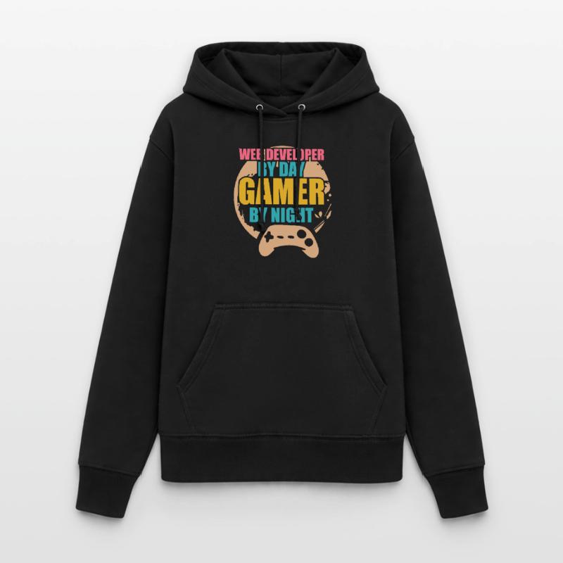 Developer Web Developer By Day Gamer By Night Sweat à capuche Femme