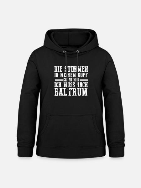 Nordsee Baltrum - Frauen Hoodie - Schwarz