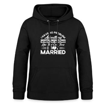 Ex Partner Scheidung Auflösung der Ehe Geschenk - Frauen Hoodie - Schwarz - Vorne - AI Model Female 172 light (172cm)