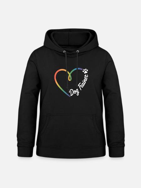 Hundetrainer - Frauen Hoodie - Schwarz