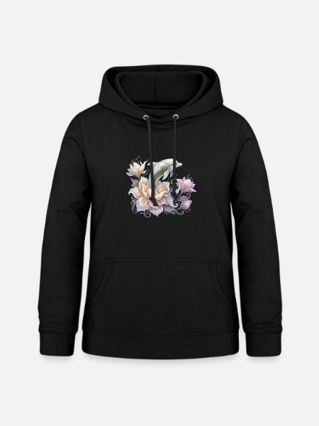 Verzauberter keltischer Delfin. - Frauen Hoodie - Schwarz