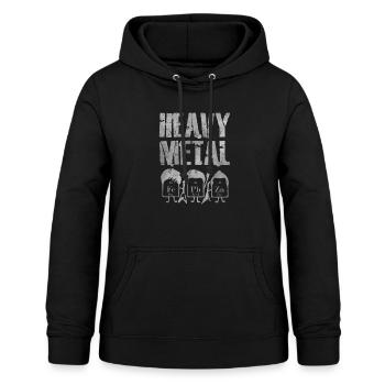 Element Genie Heavy Metal Chemistry Periodic Table - Women's Hoodie - black - Front - AI Model Female 172 light (172cm)