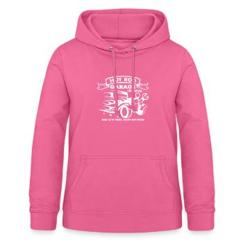 Garage Hot Rod - Sweat à capuche Femme - rose - Devant - AI Model Female 172 light (172cm)