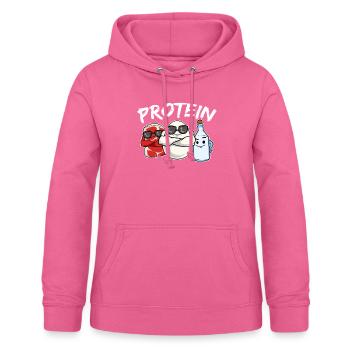 Force de musculation Formation de renforcement musculaire - Sweat à capuche Femme - rose - Devant - AI Model Female 172 light (172cm)
