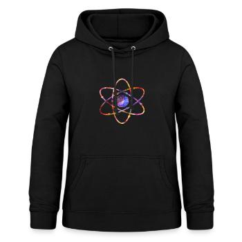 Physik Energie Atom Physiker Student Geschenk - Frauen Hoodie - Schwarz - Vorne - AI Model Female 172 light (172cm)