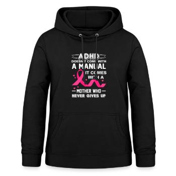 ADHD Mom Best Mothers Gift - Frauen Hoodie - Schwarz - Vorne - AI Model Female 172 light (172cm)