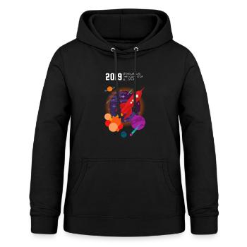 Storm Area 51 - Frauen Hoodie - Schwarz - Vorne - AI Model Female 172 light (172cm)