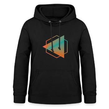 sechseck Ver 4 - Frauen Hoodie - Schwarz - Vorne - AI Model Female 172 light (172cm)