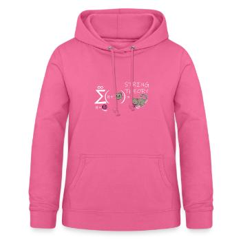 String Theory Cats Physics Quantum Cat Formula - Women's Hoodie - pink - Front - AI Model Female 172 light (172cm)
