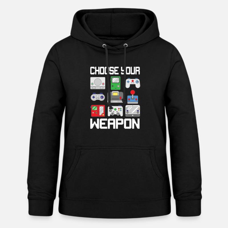 Välj ditt vapen - Luvtröja dam - svart